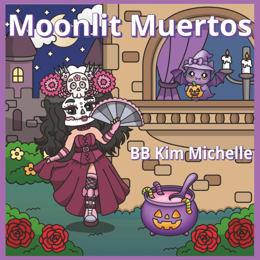 Moonlit Muertos: A Cute & Gothic Day of the Dead Coloring Book: 45+ Unique Los Muertos Illustrations of Gothic Chibi girls in Sugar Scull makeup and ... Sirens, Unicorns & Day of the Dead Beauties)