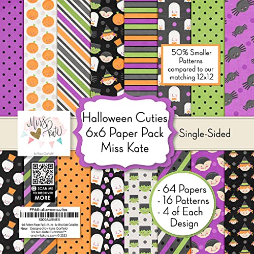Papier spécial Halloween Miss Kate Cuttables pour vos albums photos de famille