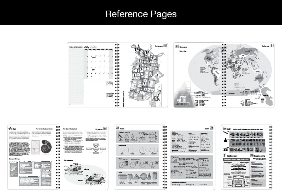 Miniatura 6 de Agenda minimalista fechada Descripción general del calendario mensual de 12, listas de tareas, planificación semanal y diaria (8.5 x 11 pulgadas),