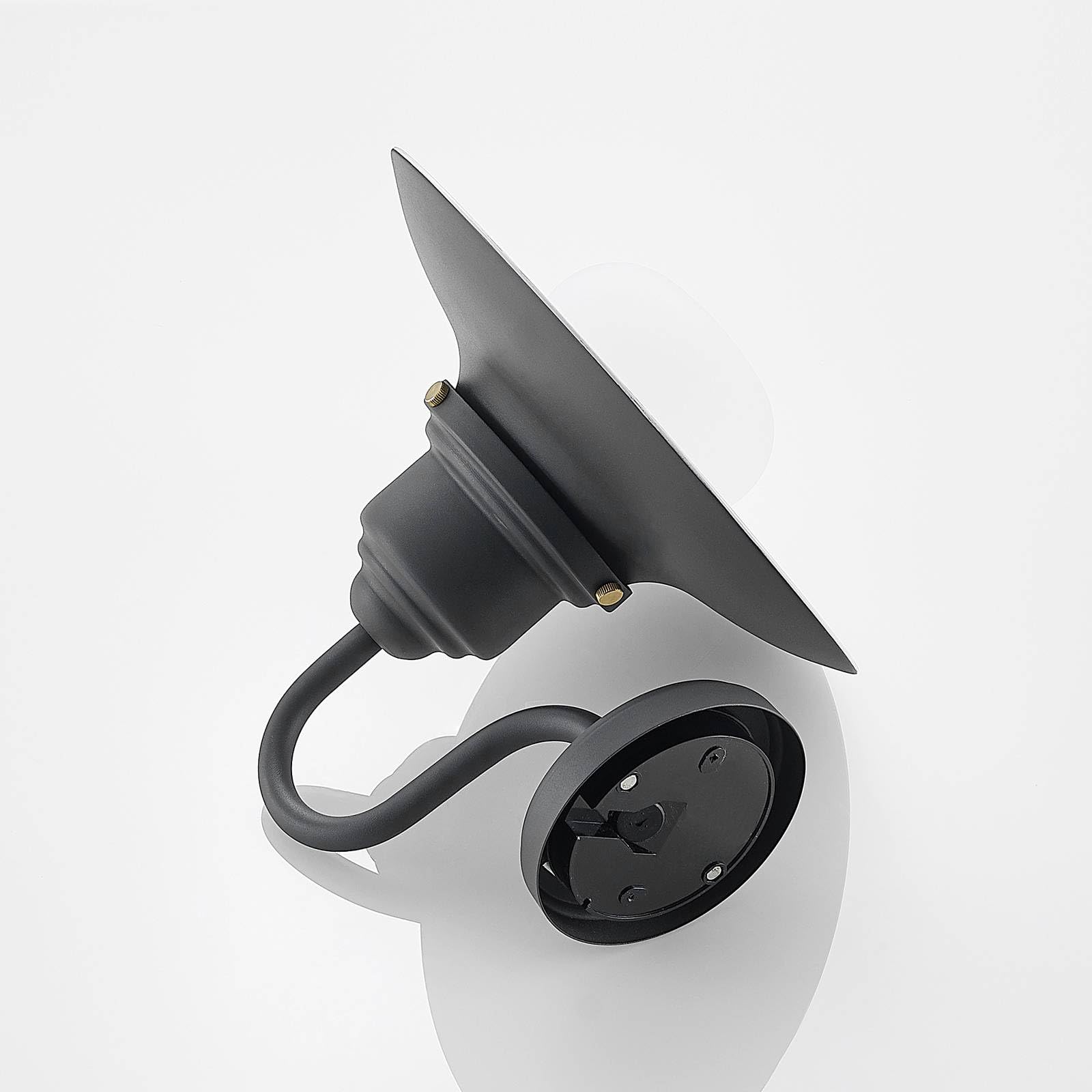 Lindby Wandleuchte außen Roisin (spritzwassergeschützt (Retro, Vintage Antik) in Alu aus Metall (1 flammig E27) - Außenwandleuchten Wandlampe Led Außenlampe Outdoor für