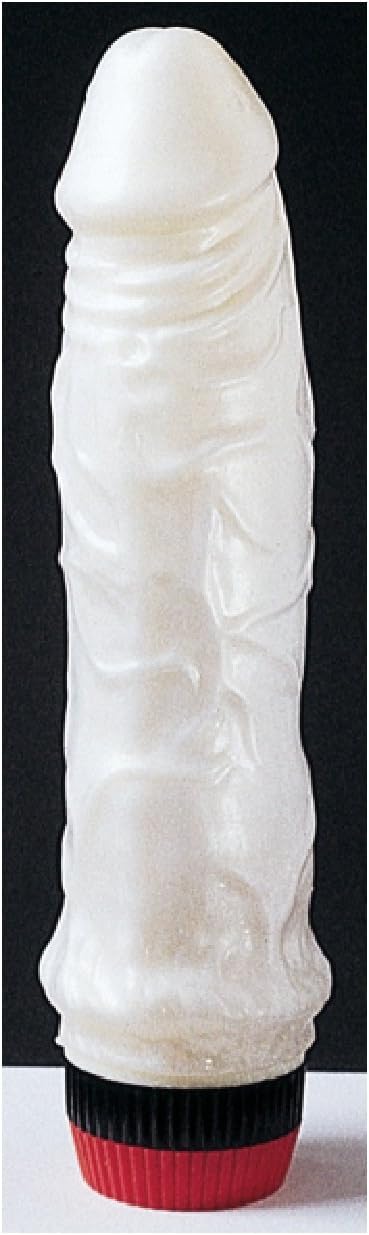Vibrador para el pene blanco, de material de gelatina suave ...