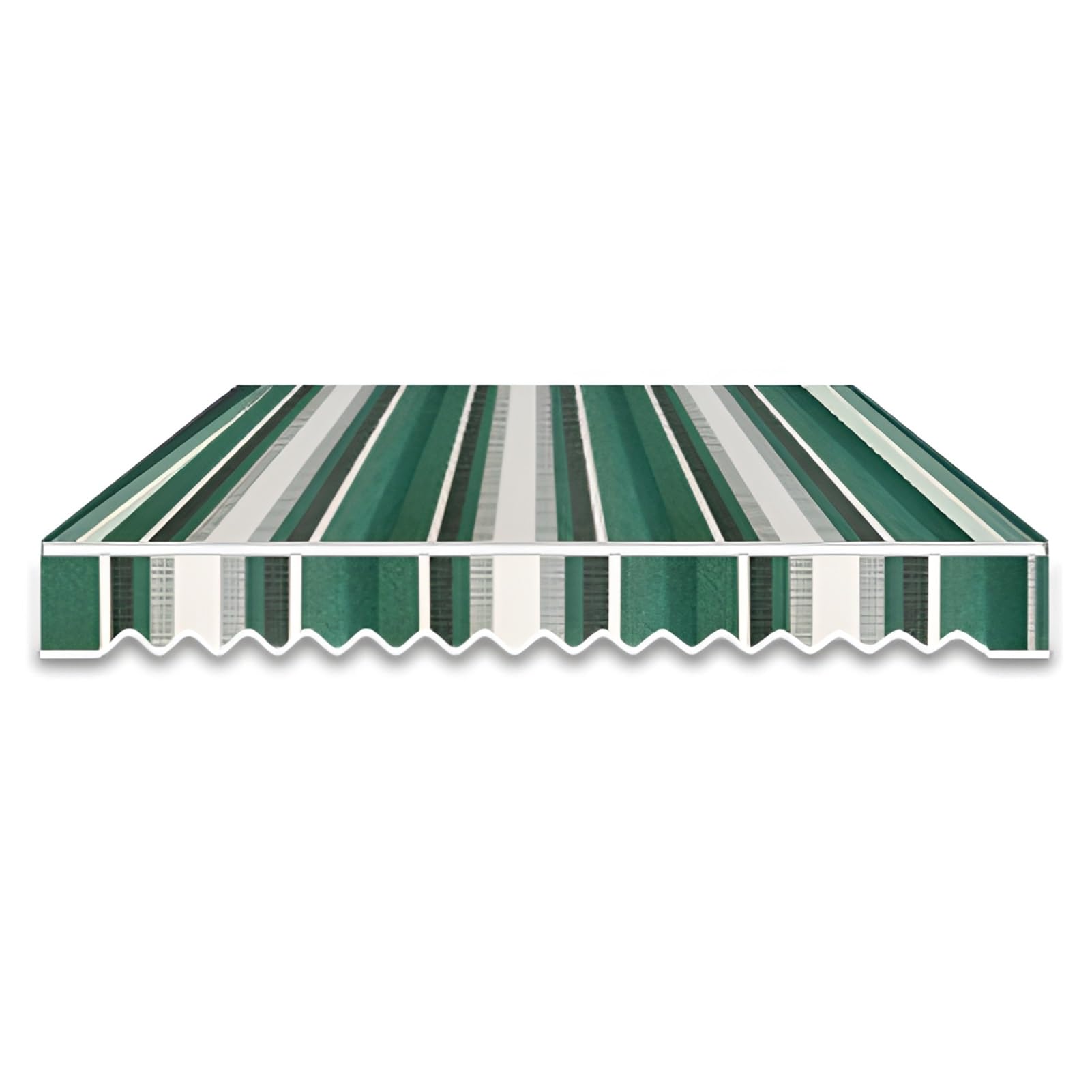 Tissu de rechange imperméable pour pare-soleil, balcon, terrasse, jardin - 500 x 300 cm - Vert