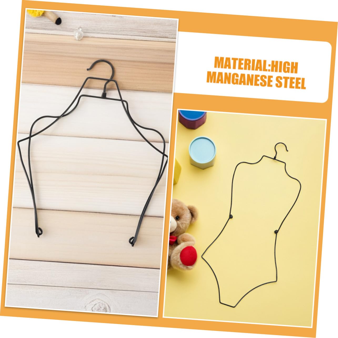 2 ganci appendiabiti antiscivolo con ganci in metallo - nizer per indumenti salvaspazio per costumi da bagno design adatto ai viaggi supporto durevole mantiene la forma e lo stile