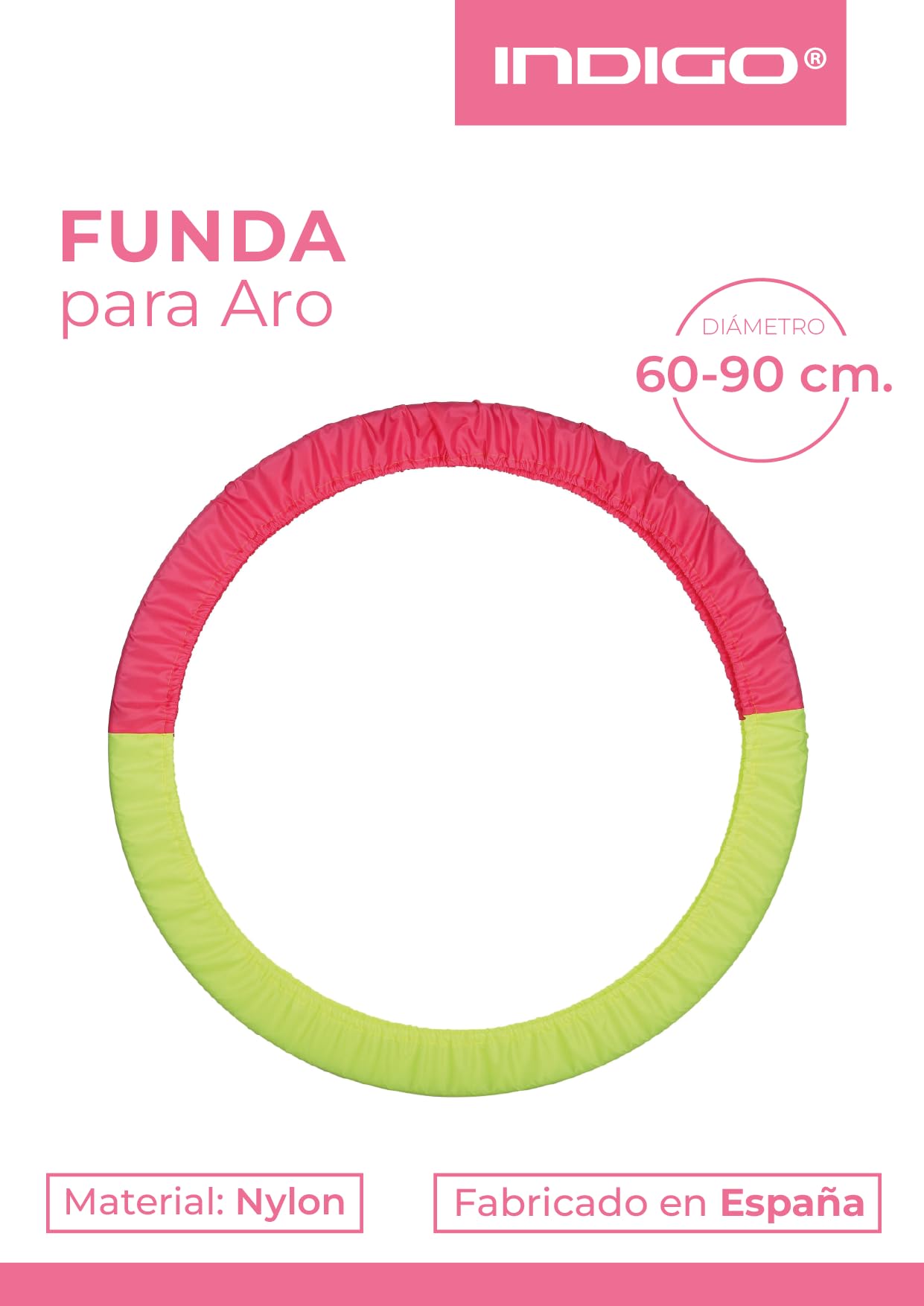 DRUNA Custodia per cerchi da ginnastica ritmica indaco 60-90 cm