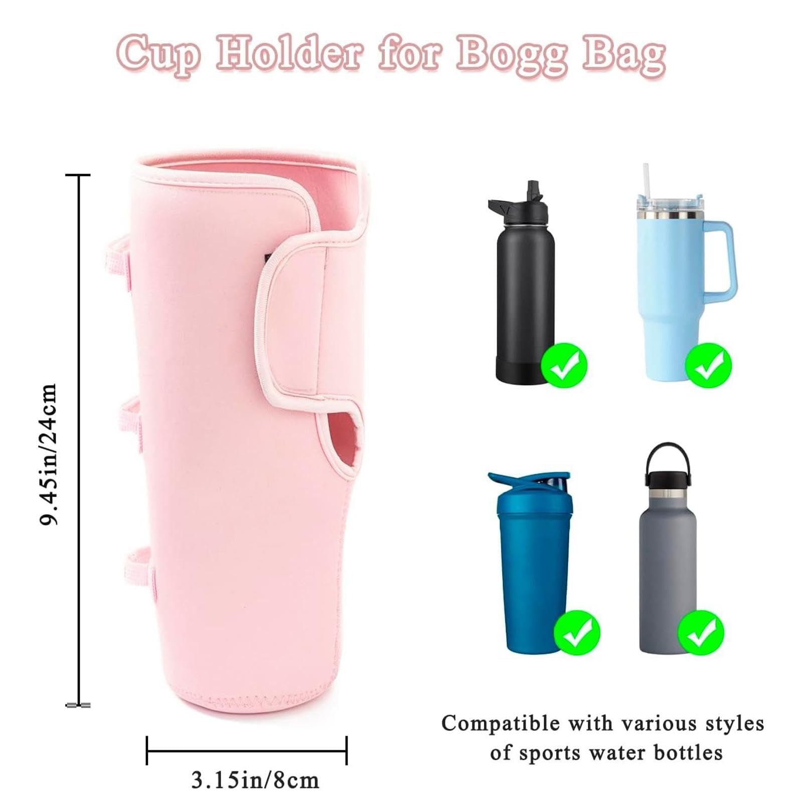 PORTE-GOBELET D'EAU SAC porte-bouteille d'eau réglable pour le Sport