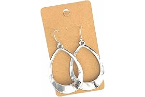 Stunning Sterling Silver Teardrop Earrings: Embrace Bohemian Chic