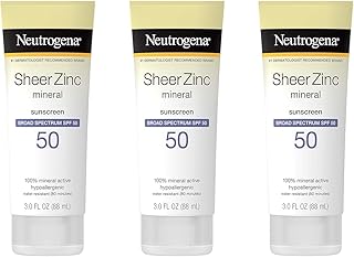 Neutrogena Sheer Zinc Dry-Touch Sunscreen SPF 50