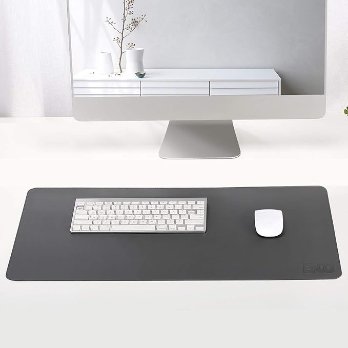 Alfombrilla de escritorio multifuncional, alfombrilla de escritorio de oficina, 80 x 40 cm, alfombrilla de mouse ultrafina, impermeable, alfombrilla de escritorio para laptop, alfombrilla de
