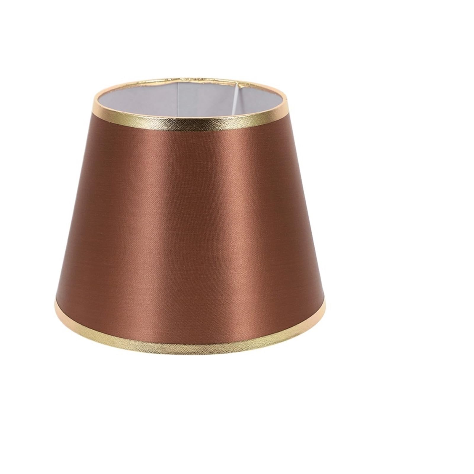 Rgoemhj Coffee Round Fabric Lampshade Desk Cover For Lamp
