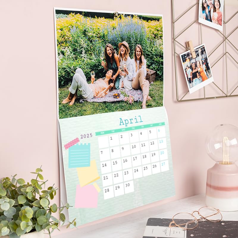 Calendario Da Muro 2026 Grande Formato 43x62 Cm - 14 Mesi (nov 2025-dic 2026), Con Adesivi E Poster Annuale