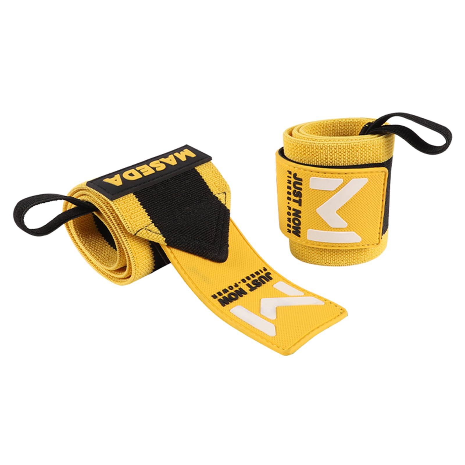 Cinlitek Pro-Grade Weightlifting Wrist Wraps (24") for Gym, Strength Training, and Powerlifting(1 Pair) - Heavy-Duty Thumb Loop Straps for Maximum