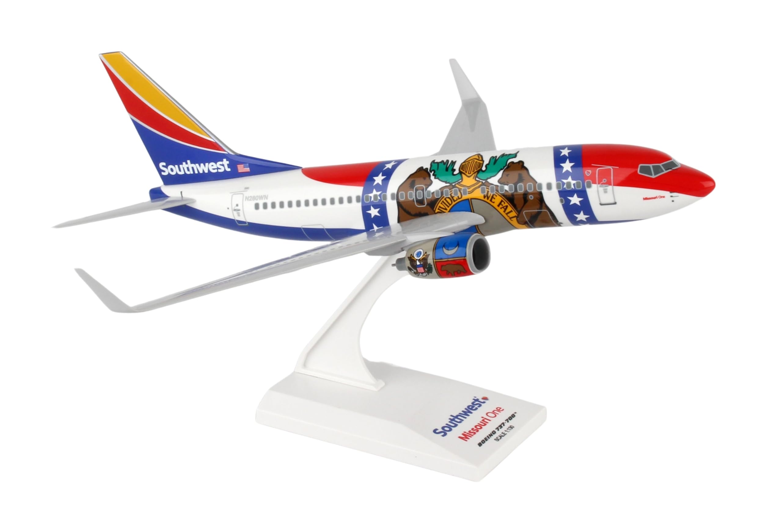 DaronSkymarks Southwest 737-700 1/130 "Missouri One (SKR870)