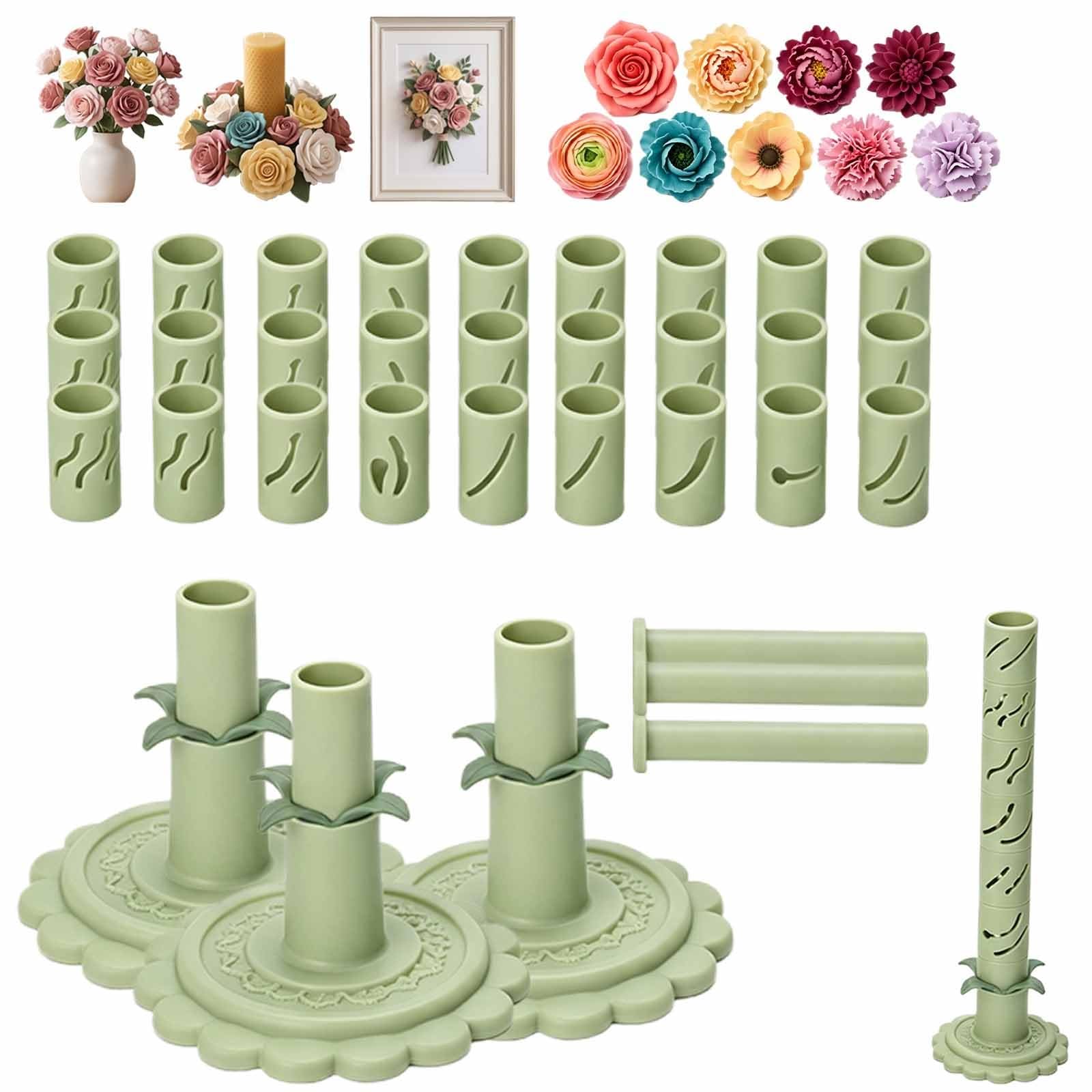 Modularer Clay Bloom Maker, 3D-gedruckter Polymer Clay Flower Maker