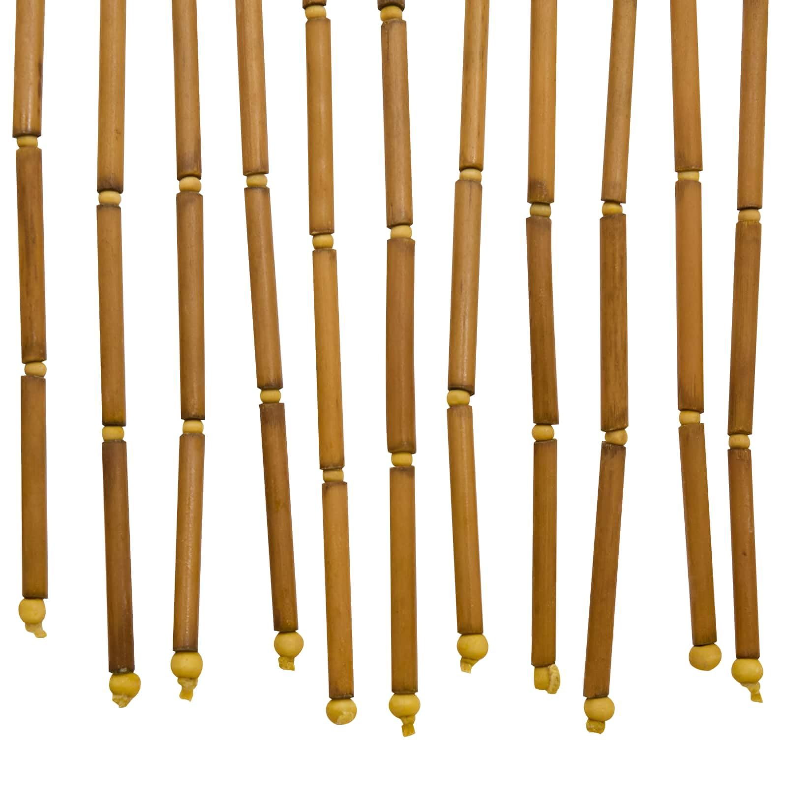 vidaXL Insektentürvorhang Mehrfarbig 100 x 200 cm Bambus