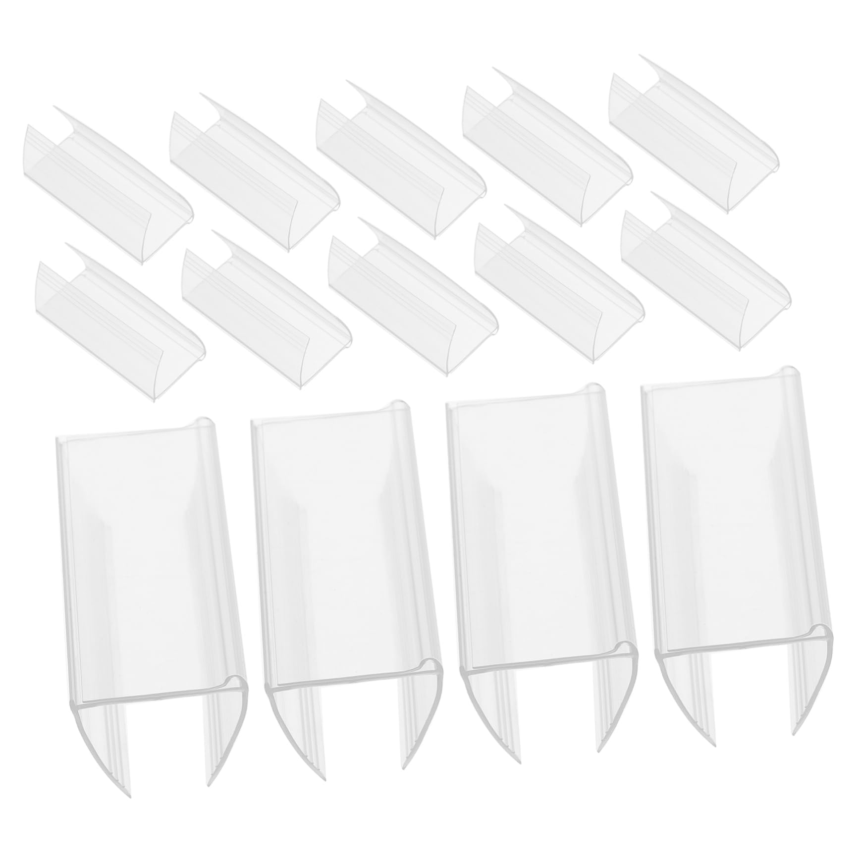 300pièces Porte-étiquette Transparent Support Affichage Pour Étiquettes De Prix Pour Supermarchés Et Magasins
