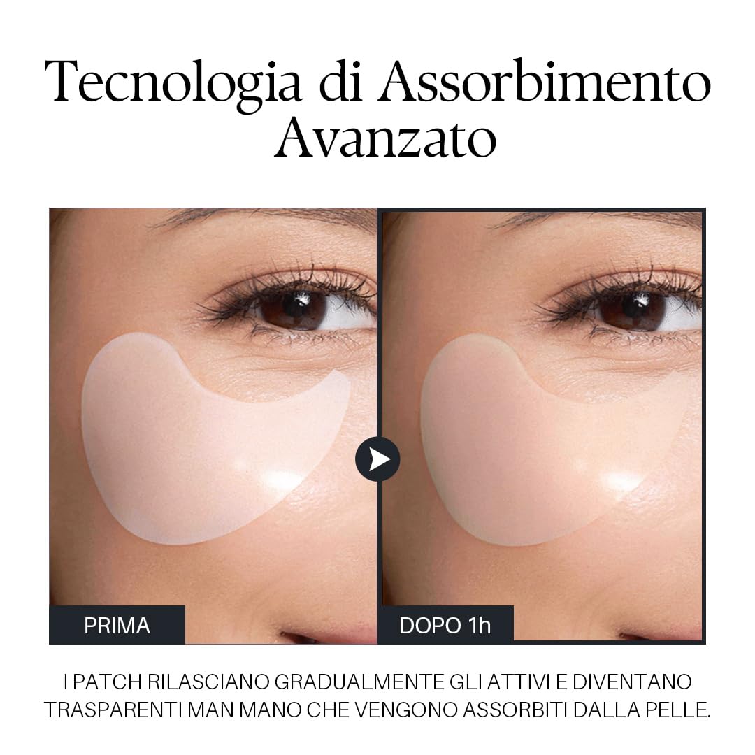 d'Alba Tartufo Bianco Intensive The Real Maschere per gli Occhi 60 Pezzi - Patch Idratanti Anti-Età