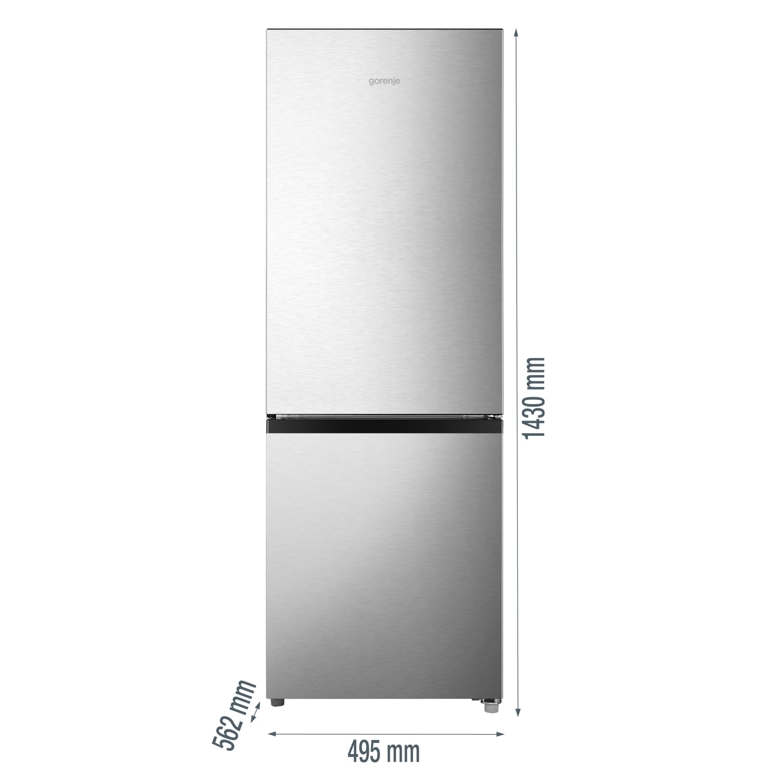 Gorenje RK14DPS4 Kühl-Gefrierkombination/Freistehend/ Gesamtvolumen/ 39dB/ Energieeffizienzklasse D/CrispZone/LED Licht/Inverter-Kompressor/Türanschlag wechselbar/ (BxHxT): 49 175 L – Bild 2