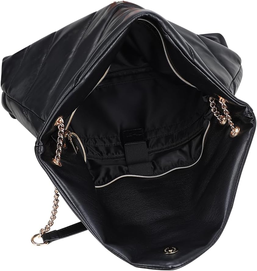 SANDY LISA Cali Shoulder Bag | Stylish Day & Night Tote | Adjustable Chains | Work, Play, Fits up to 14" Laptop - Image 6