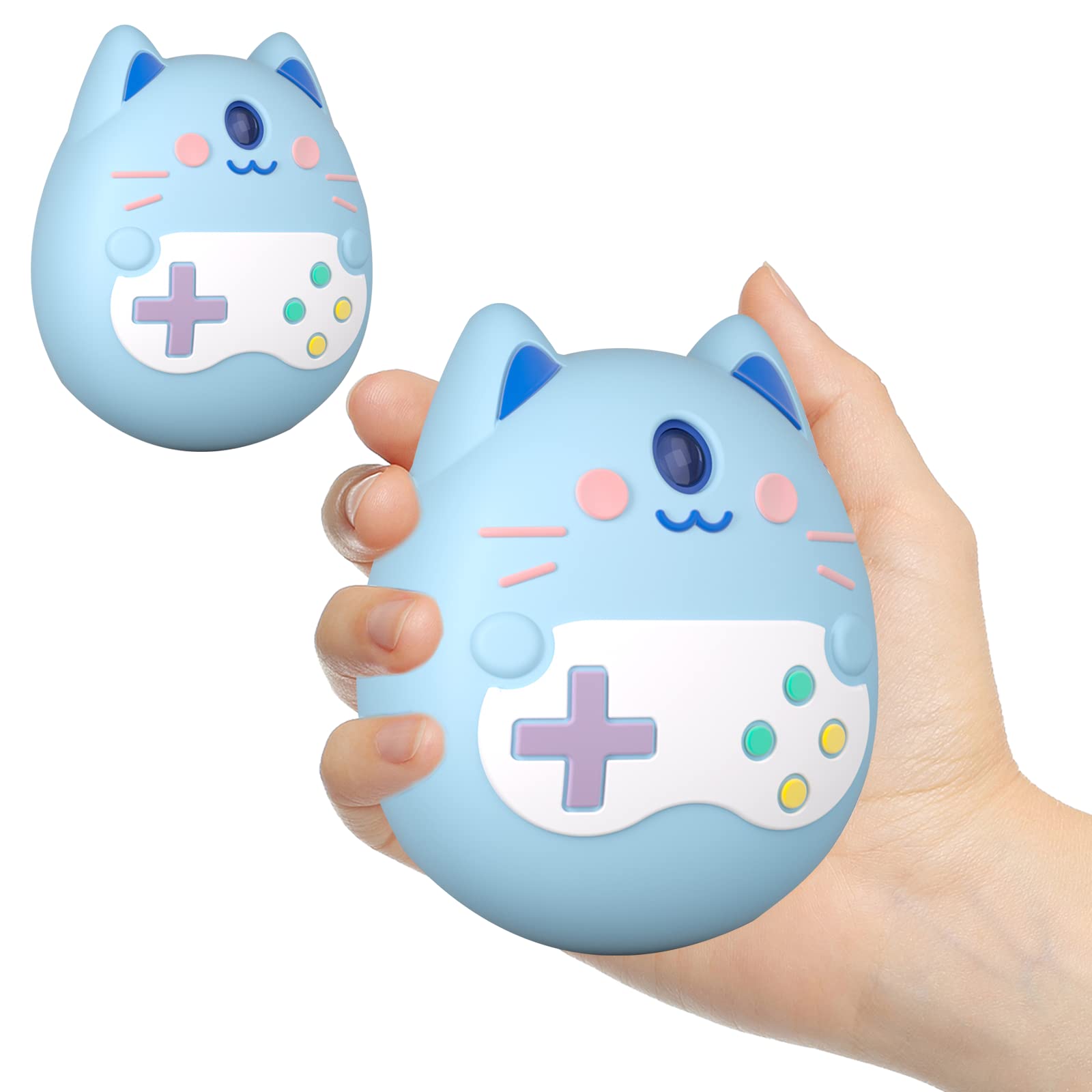 Jade Forest Waterdichte Hoes Elektronisch Speelgoed Toergy Siliconen Beschermhoes Voor Tamagotchi Paradise, Zachte Anti-vallen, Schokbestendig, Met Een Koord, Elektronische Huisdieraccessoires, Bescherming Voor Virtuele Huisdierspelmachine, Blauw