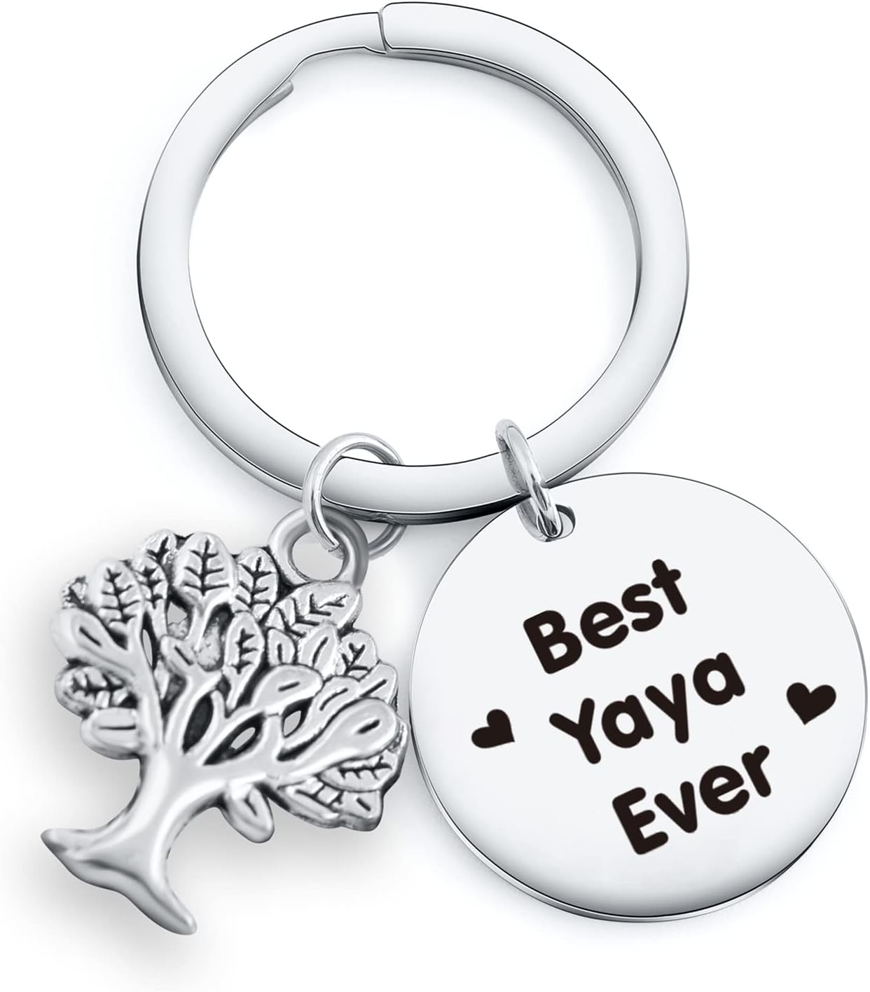 Yaya Jewelry Grandma Keychain Nana Gift Yaya Thank You Gift Granny Keychain Grandmother Jewelry