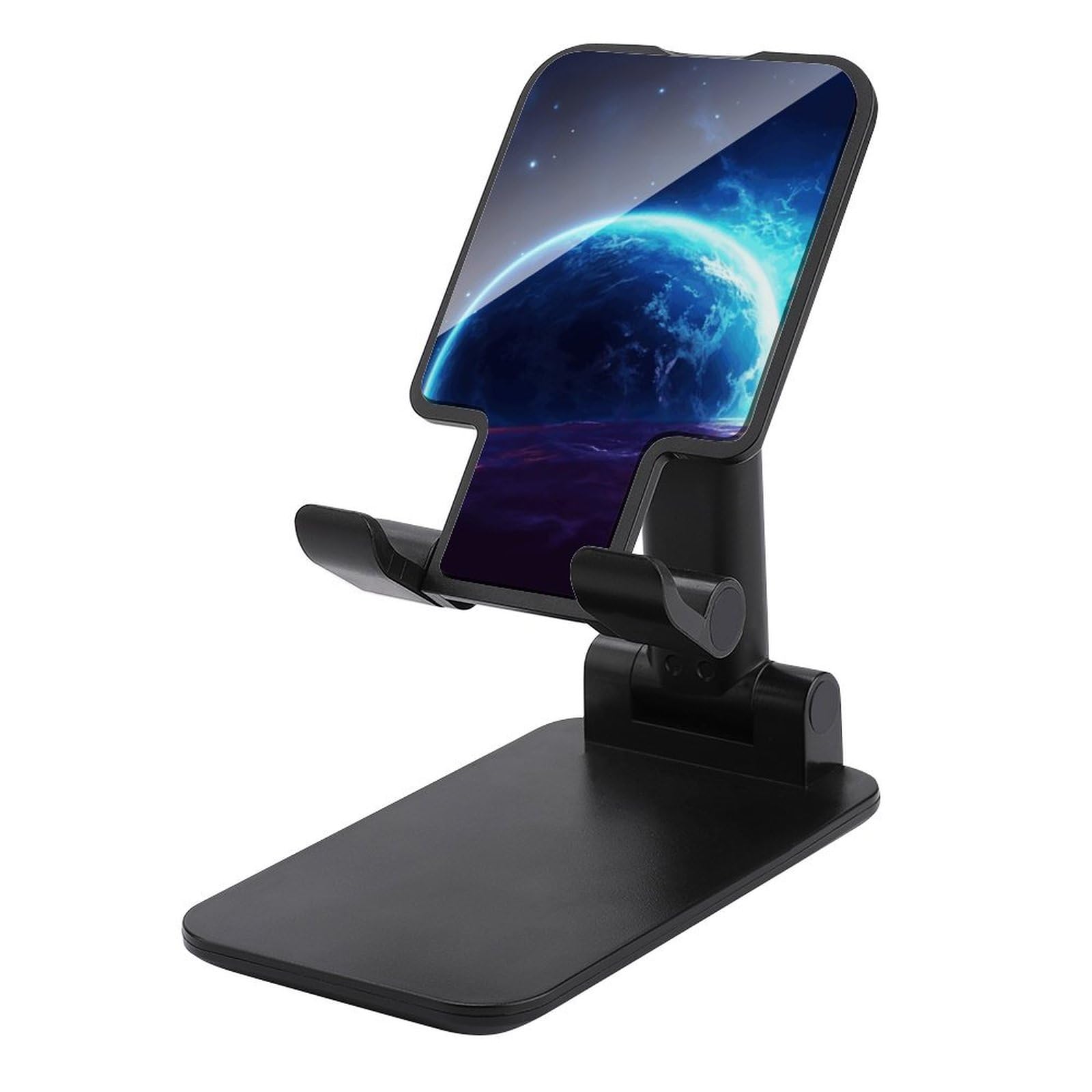 Support de téléphone portable pliable Star Planet réglable pour bureau compatible iPhone Android - 7