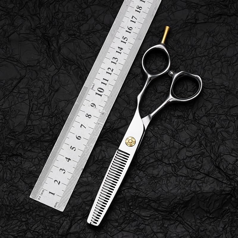 Hair Cutting Shears, 6 Inch 440c Professional Hair Scissors Salon Barber Scissors Hairdressing Cutting Thinning Shears Set(