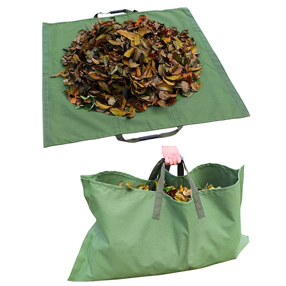 Borse della spazzatura del giardino. Raccolta del sacco durevole del sacco della spazzatura del sacchetto della foglia di grande capacità del giardino riutilizzabile Giardino del giardino Giardinaggio