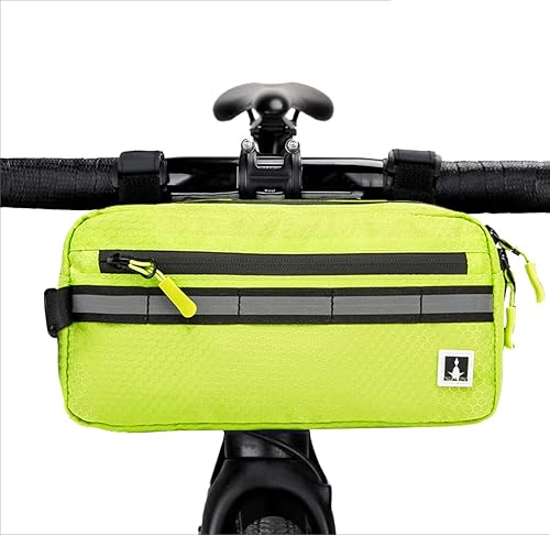 ROYALFAIR Bolsa impermeable para bicicleta, bolsa de manillar frontal, bolsa de manillar para niños para bicicletas, bolsa de bicicleta de montaje