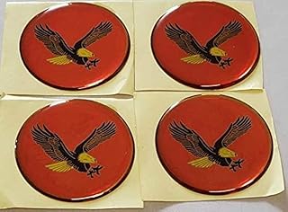 4pcs Eagle Flight Wheel Center Hub Cap Emblem Gold Sticker Decal 1.92'' /48MM (Not Thin Vinyl) OEG48-O