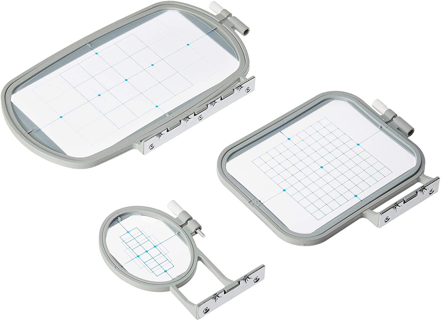 3 in 1 Embroidery Machine Hoops for Brother SE350 SE400 LB6770 LB6800 SE270D HE120 HE240 NV500D NV900D NV950D PE300 PE400D PE500 PE 540D PE525 PE SE270D Babylock Intrigue BLI Embroidery Machine