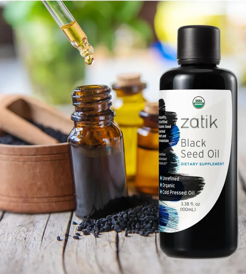 Amazon.com: Zatik Naturals - Black Cumin Seed Oil, Unrefined, USDA