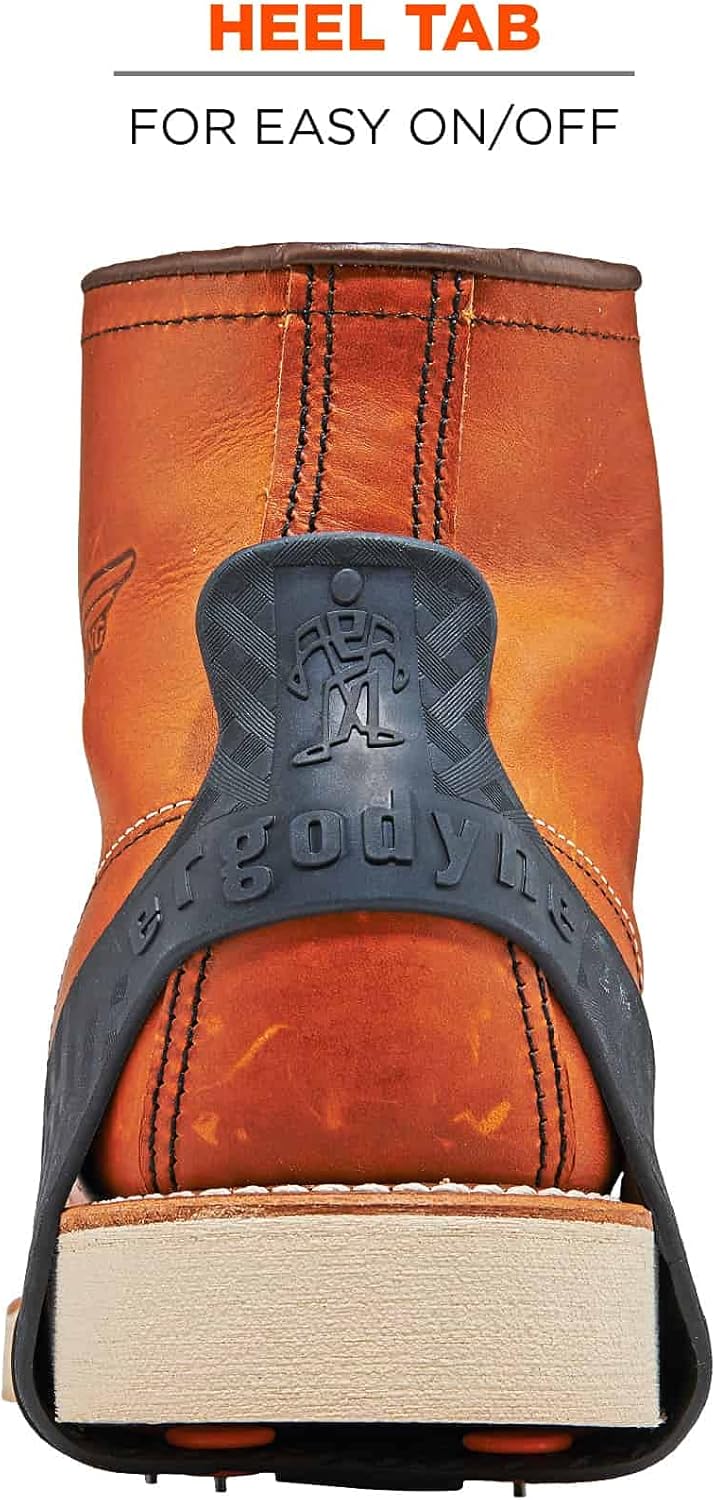 Ergodyne TREX 6300 SlipOn Traction Cleats for Snow and Ice with 8