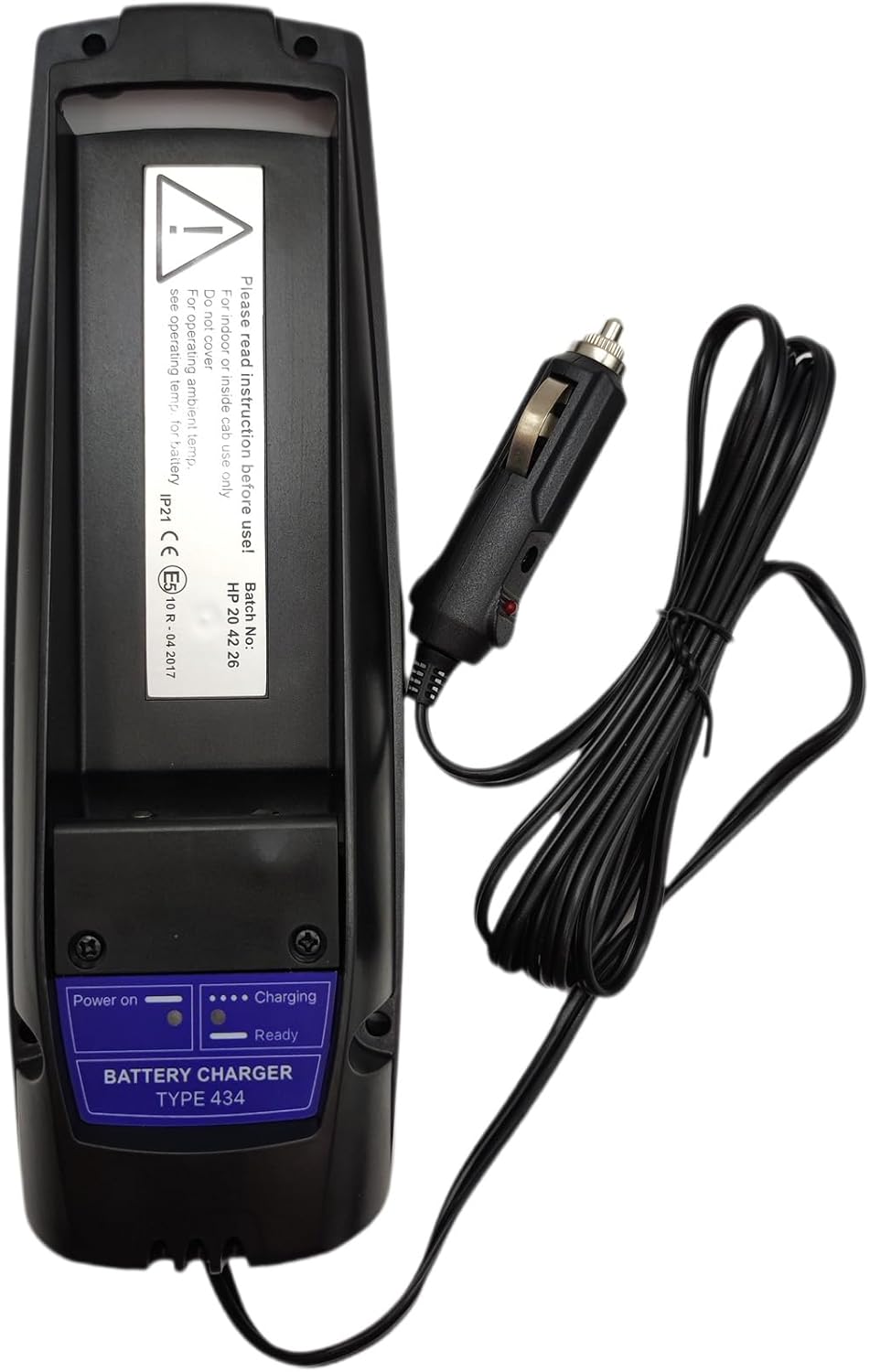 (1 Pack) 24V Battery Charger Type 434 + (2 Pack) Scanreco 592 Batteries for 7.2V Scanreco EEA4291/434 EEA2512/RC400/590/960 Battery