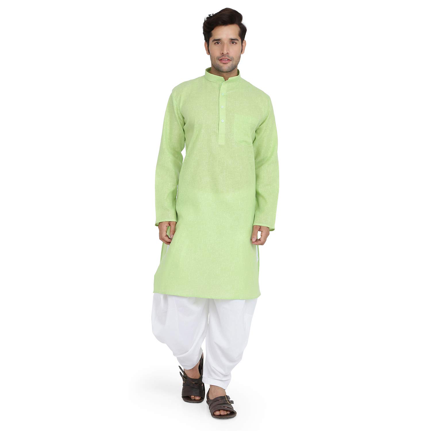 royal kurta Mens Cotton Kurta & Salwar Set-picture-22
