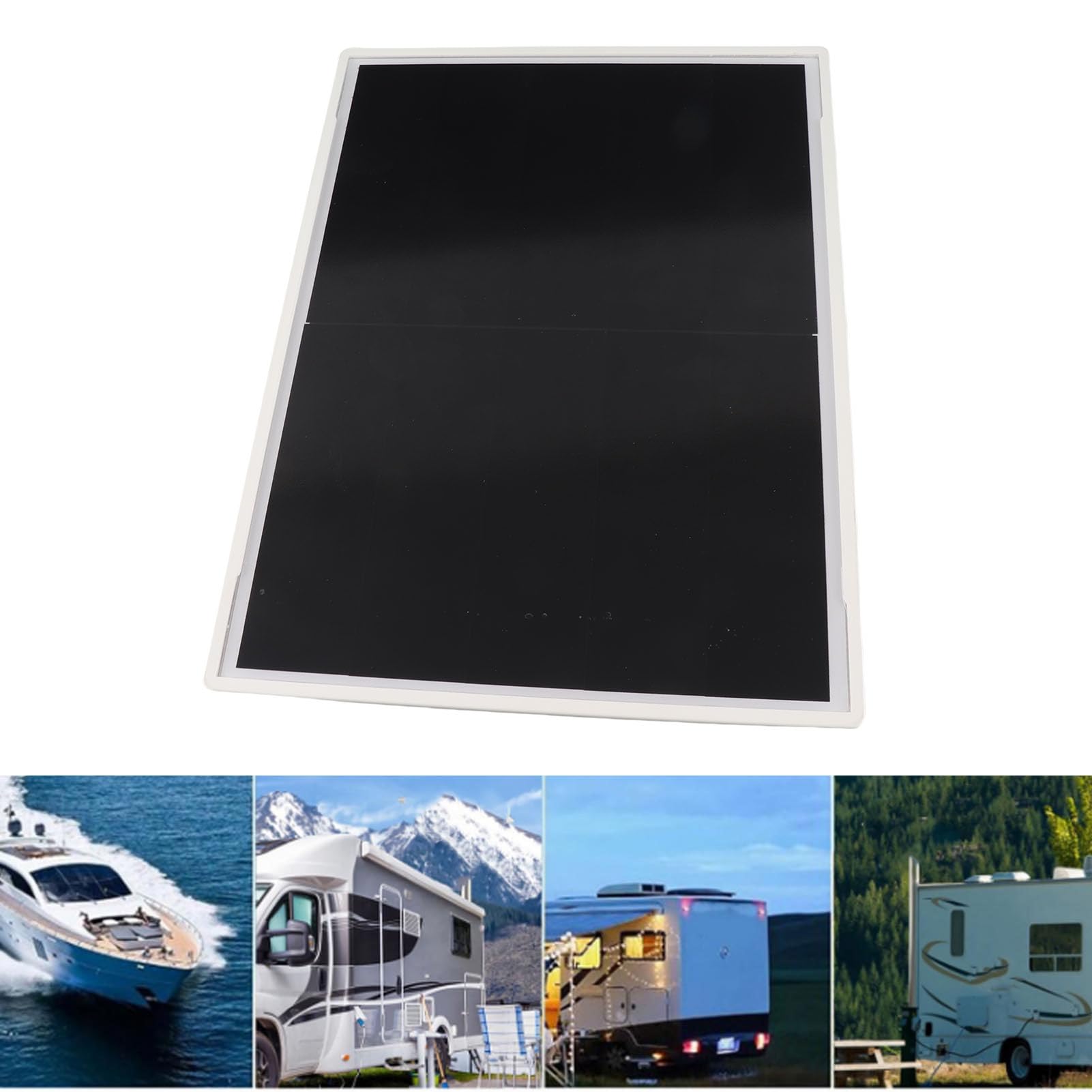 XUMIUZIY Solarbetriebener Kabelloser Outdoor-Router für Wohnmobil-Überwachungskameras mit 15 W Solarpanel