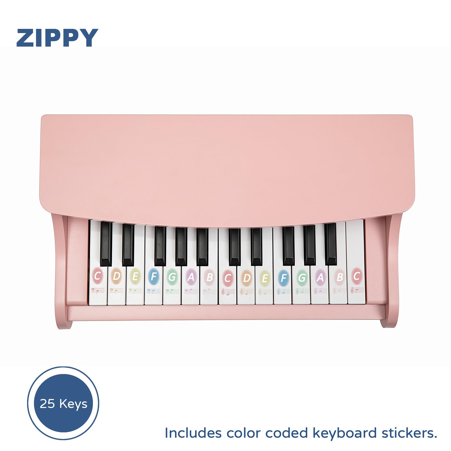Amazon.com: ZIPPY Kids Piano Keyboard, 25 Keys Digital Piano for
