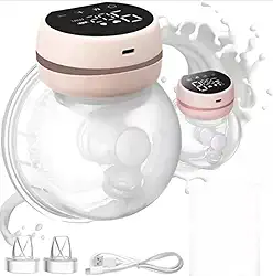 Bomba Tira Leite Materno Elétrica Portátil 200ml – Silenciosa, Recarregável via USB, Almofada de Silicone Macia e Livre de BPA