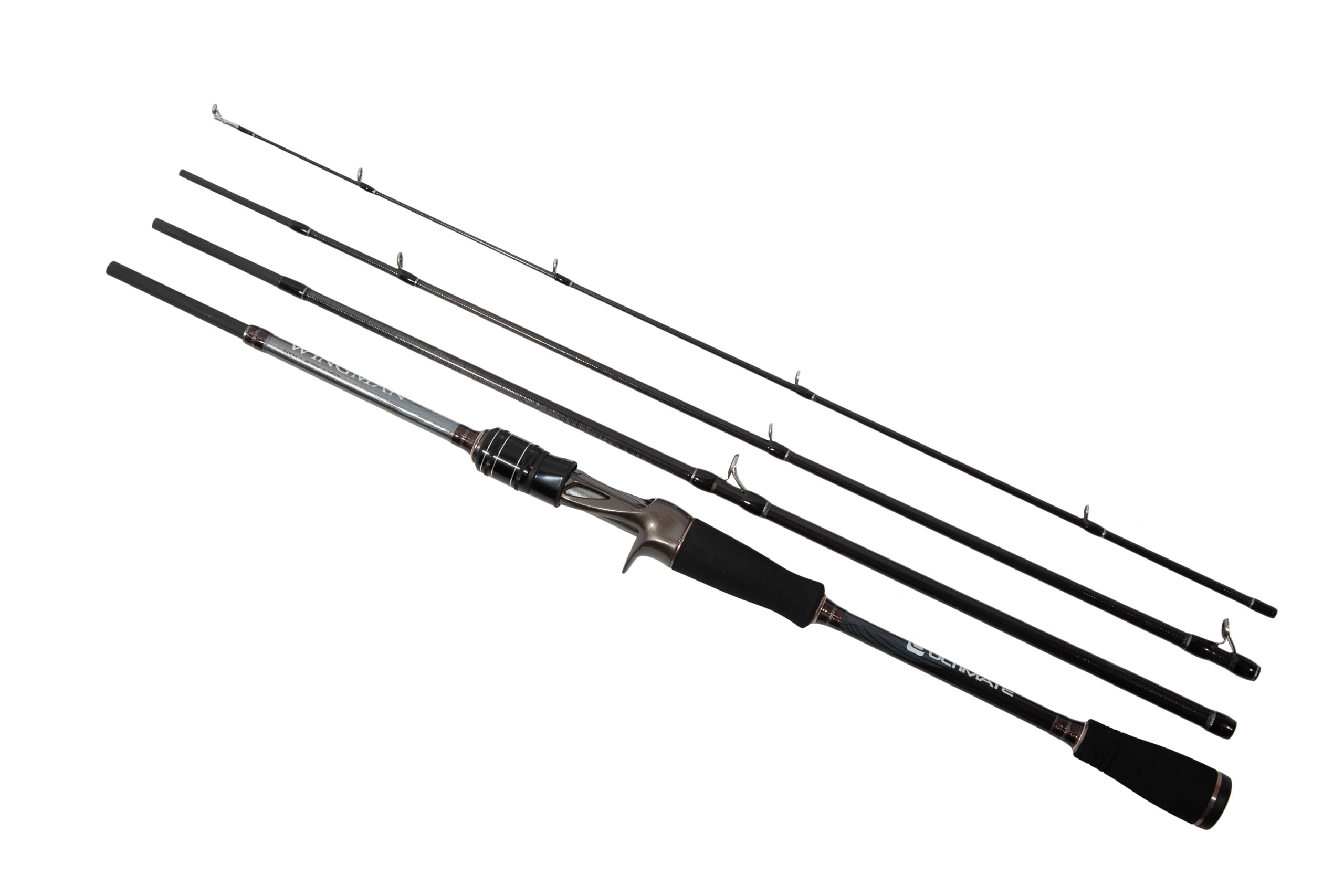 Canne De Voyage Casting Ultimate Wingman Baitcast 2,10m (10-30g) (4-Brins) - Canne Casting