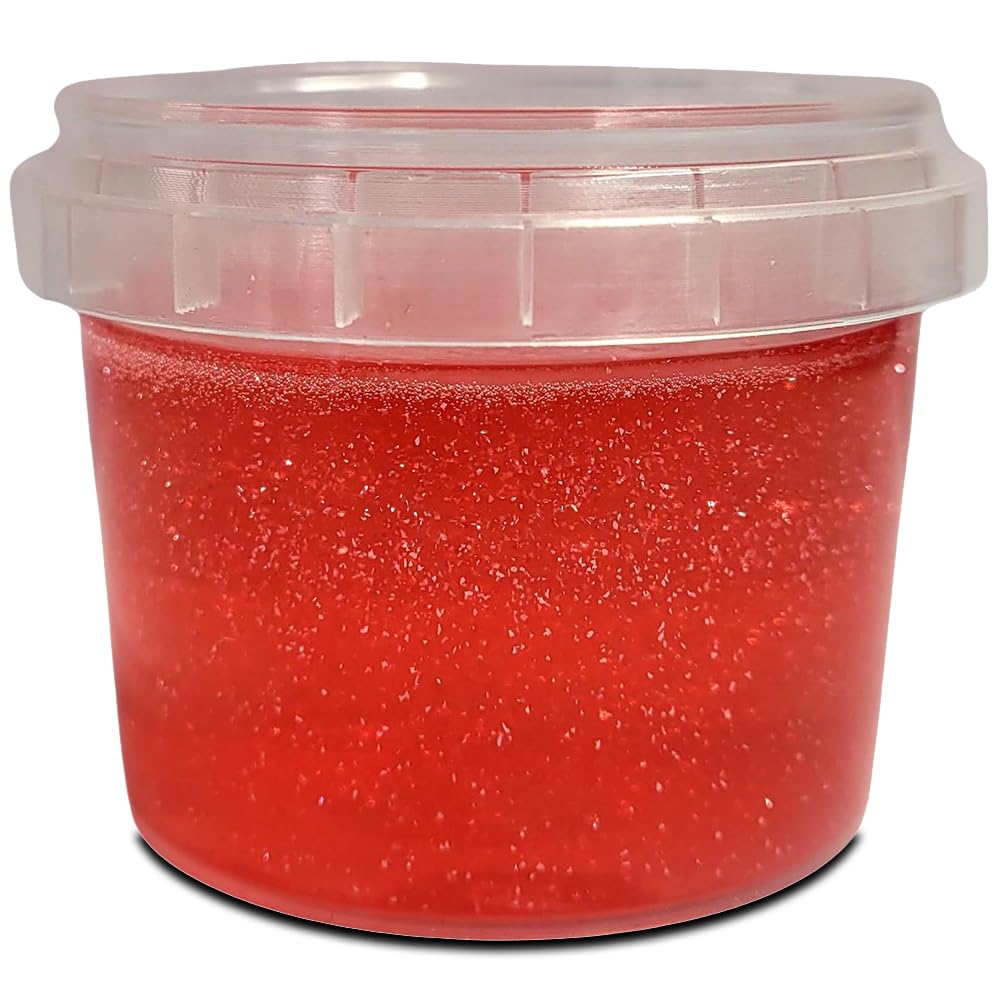 Strawberry Milkshake Jelly Soap - 100g Bath & Shower Jelly - Sweet Scent - Vegan Friendly - Puddle of Wax - Made in the UK
