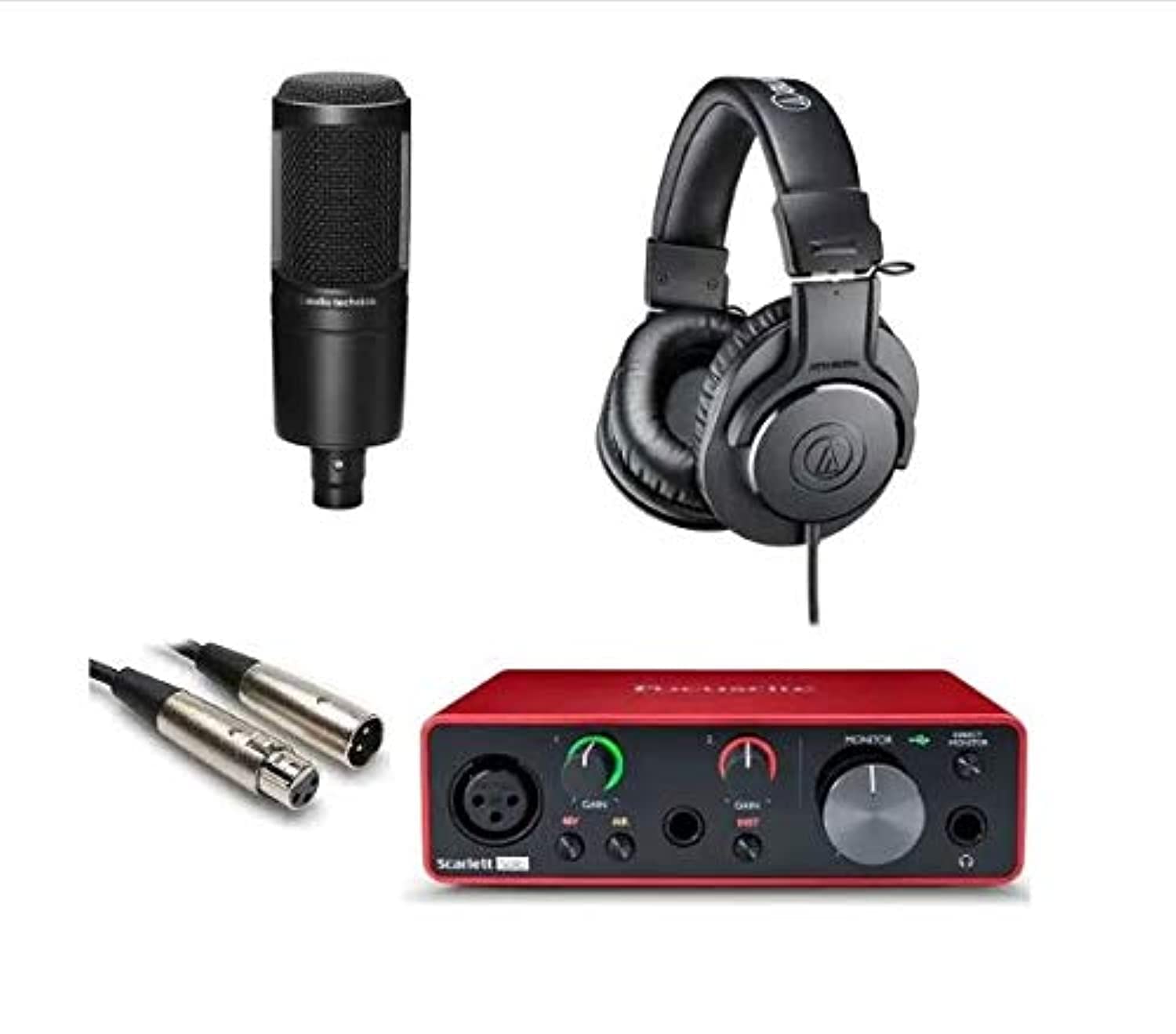 focusrite scarlett solo 3rd gen and mic audio technica