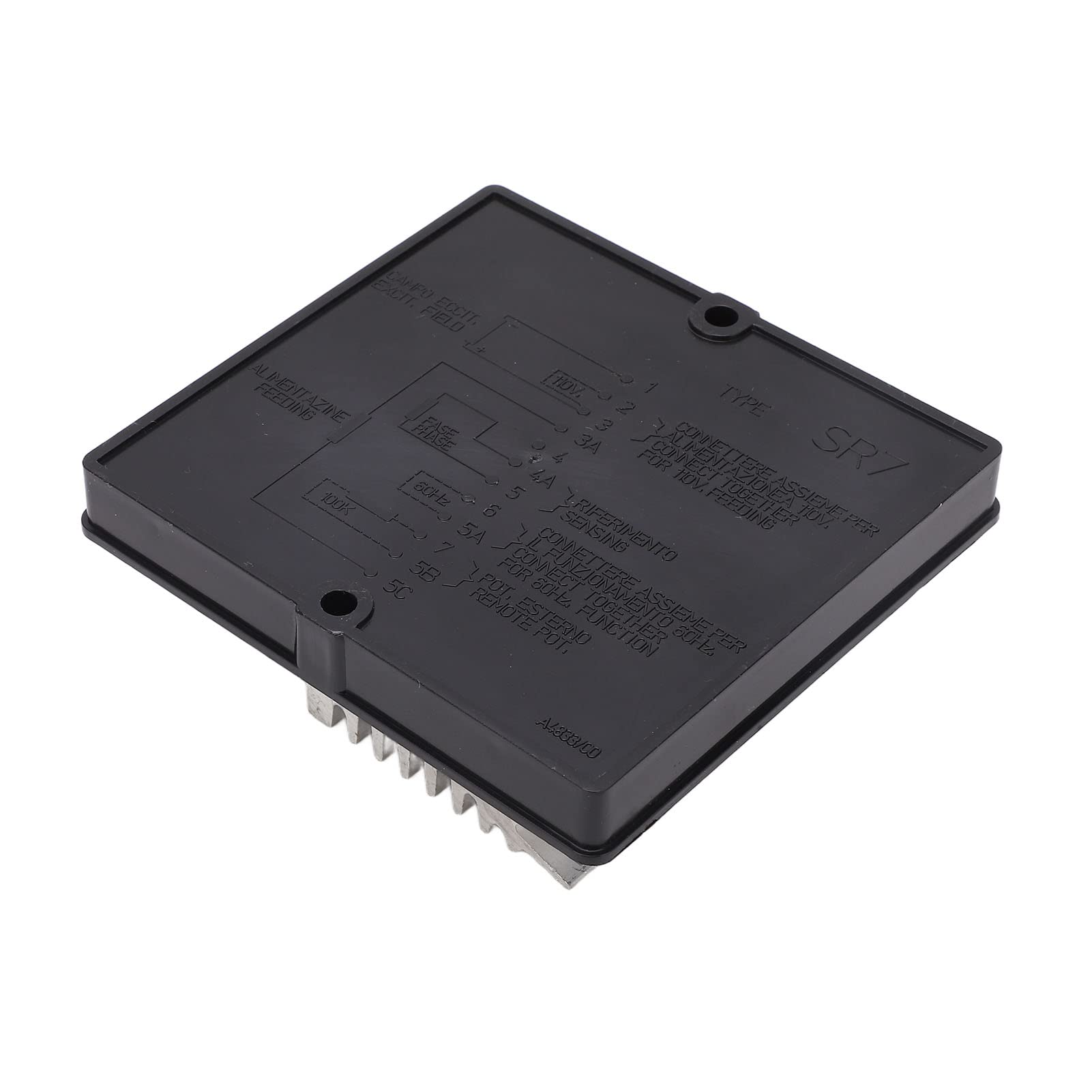 Haofy Regulador de Voltaje Avanzado Mecc Alte SR7-2 ABS AVR Board, Configuraciones Simples, Rendimiento Estable, Adecuado para Salidas de Energía Monofásicas, de Protección Confiable