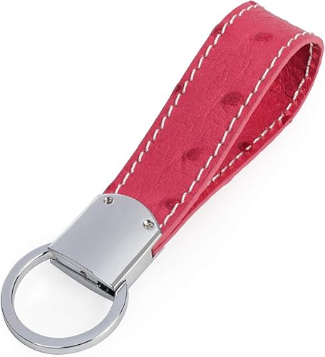 Miniatura 4 de Llavero de cuero italiano para mujer, diseño simple, hecho de cuero duradero de alta calidad