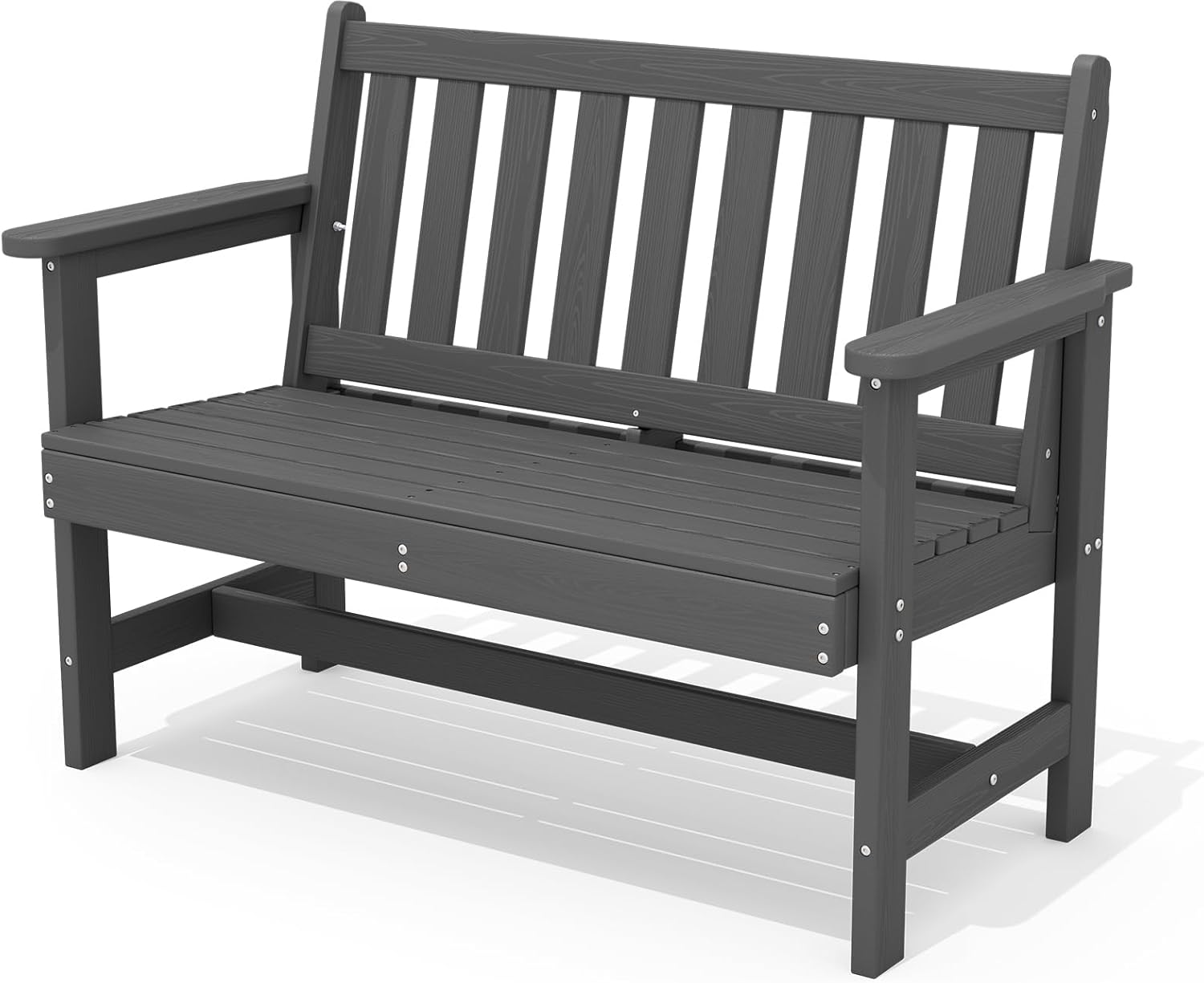 SERWALL HDPE Outdoor Bench Review: Weatherproof 2-Person Garden Bench for Patios & Backyards