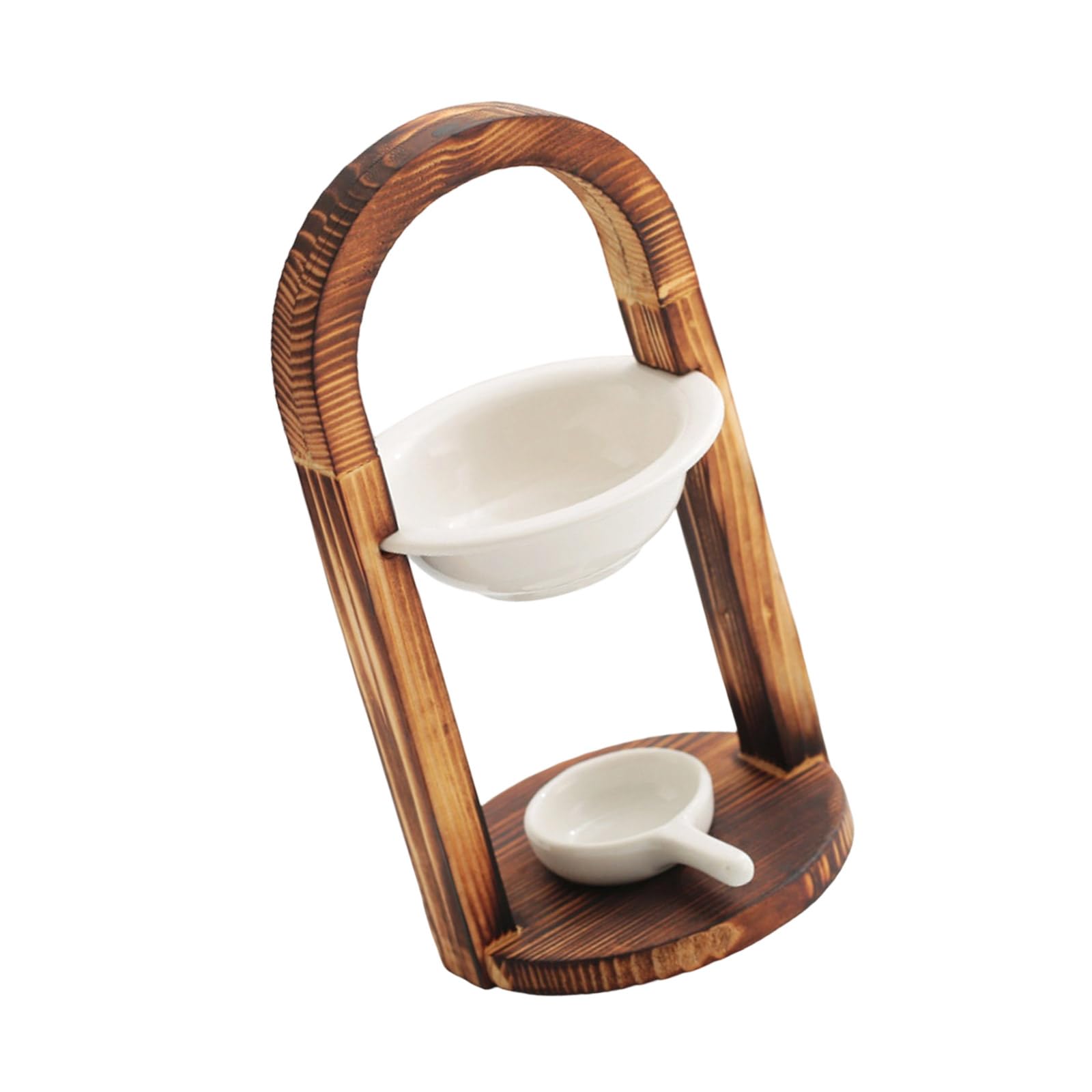 Xjdzineq Ceramic Tealight Oil Wax Melt Warmer, Essential Oil Diffuser Holder for Home Decor Housewarming Tealight Holder