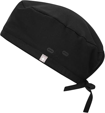 FIGS Modern Classic Scrub Cap with Buttonholes Soft Absorbent Lining, Lightweight, Breathable, Easy-Adjust Unisex Scrub Cap