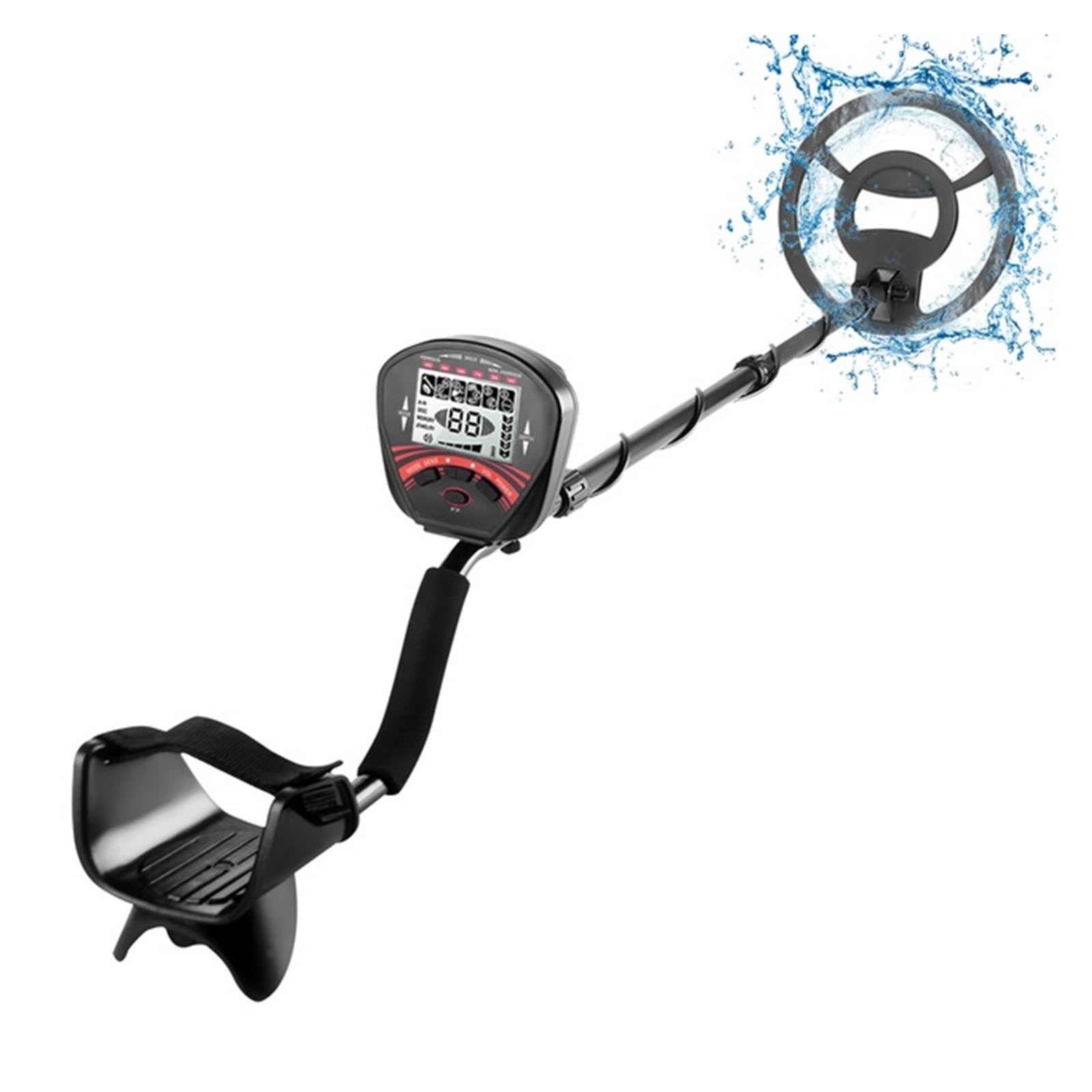 Metal Detector, MD810 Metal Detector Underground Professional Depth Search Finder Gold Detector Treasure Detecting Pinpointer