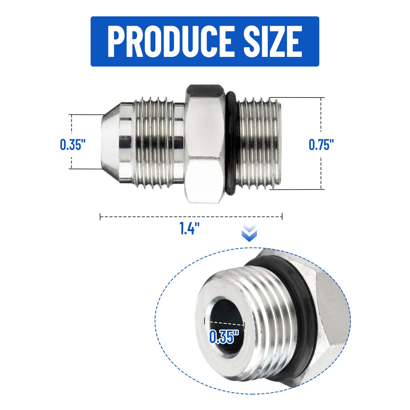 24個 油圧ホース継手 NPTF オスパイプ 油圧ホースクリンプ継手エンド エアホース修理キット用(1/2インチNPTFオス&1/2インチJIC 37°メス) Amazon.co.jp: Racewill 10個パック 油圧ホースアダプター継手:1/2