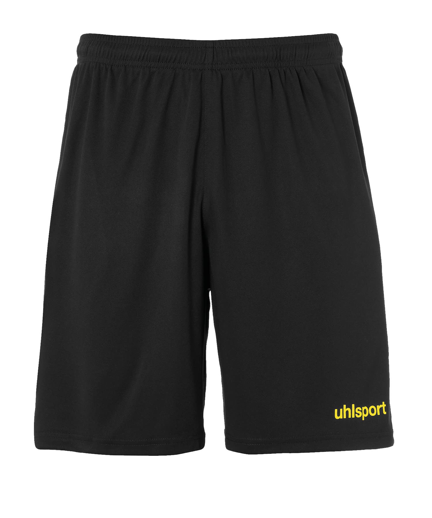 uhlsport Center Basic Shorts Men's Shorts - Black/Lime Yellow, XX-Large