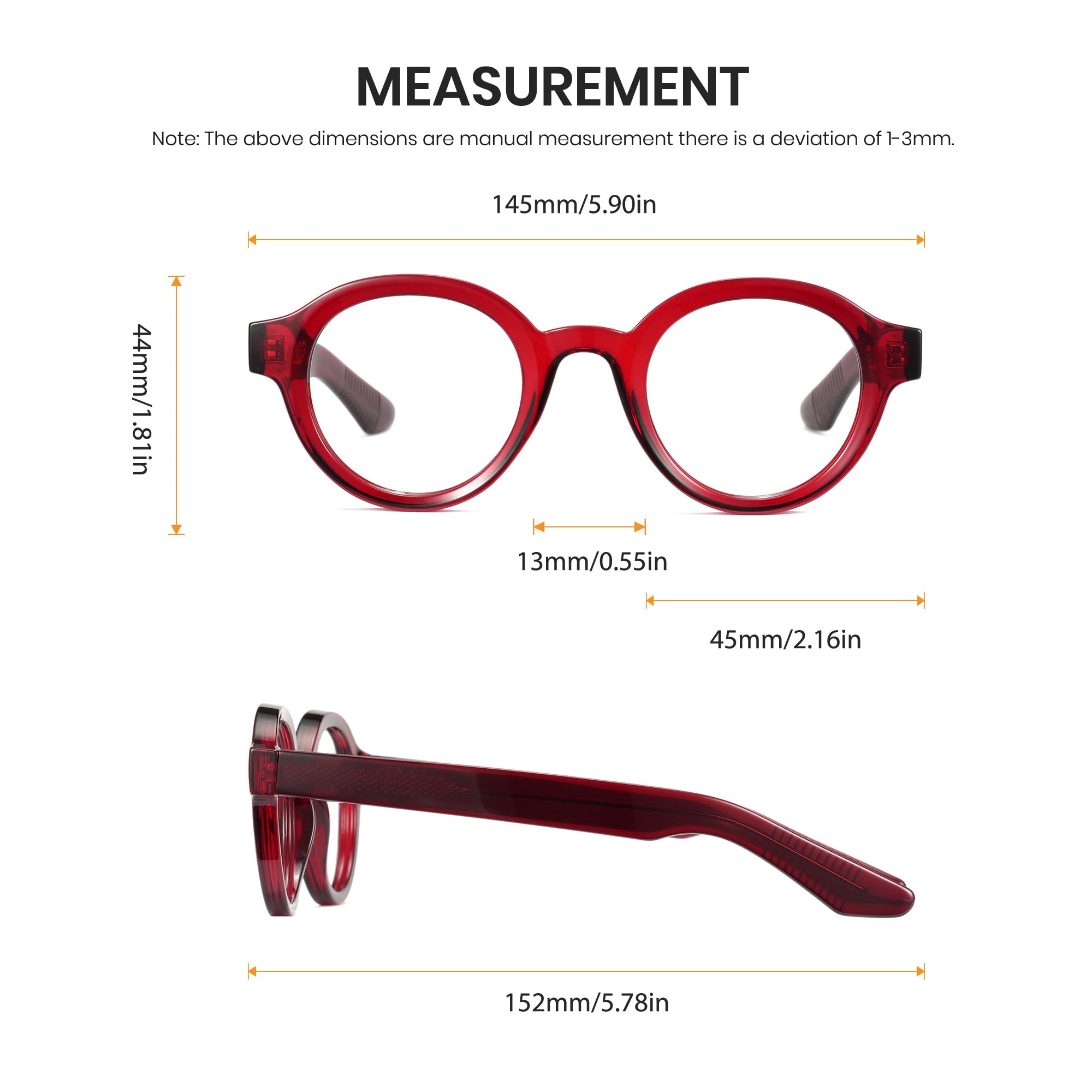 Cyxus Occhiali Nerd Retrò Occhiali Luce Blu Uomo Donna Moda Occhiali Da Computer Anti Mal di Testa Affaticamento Degli Occhi 8560