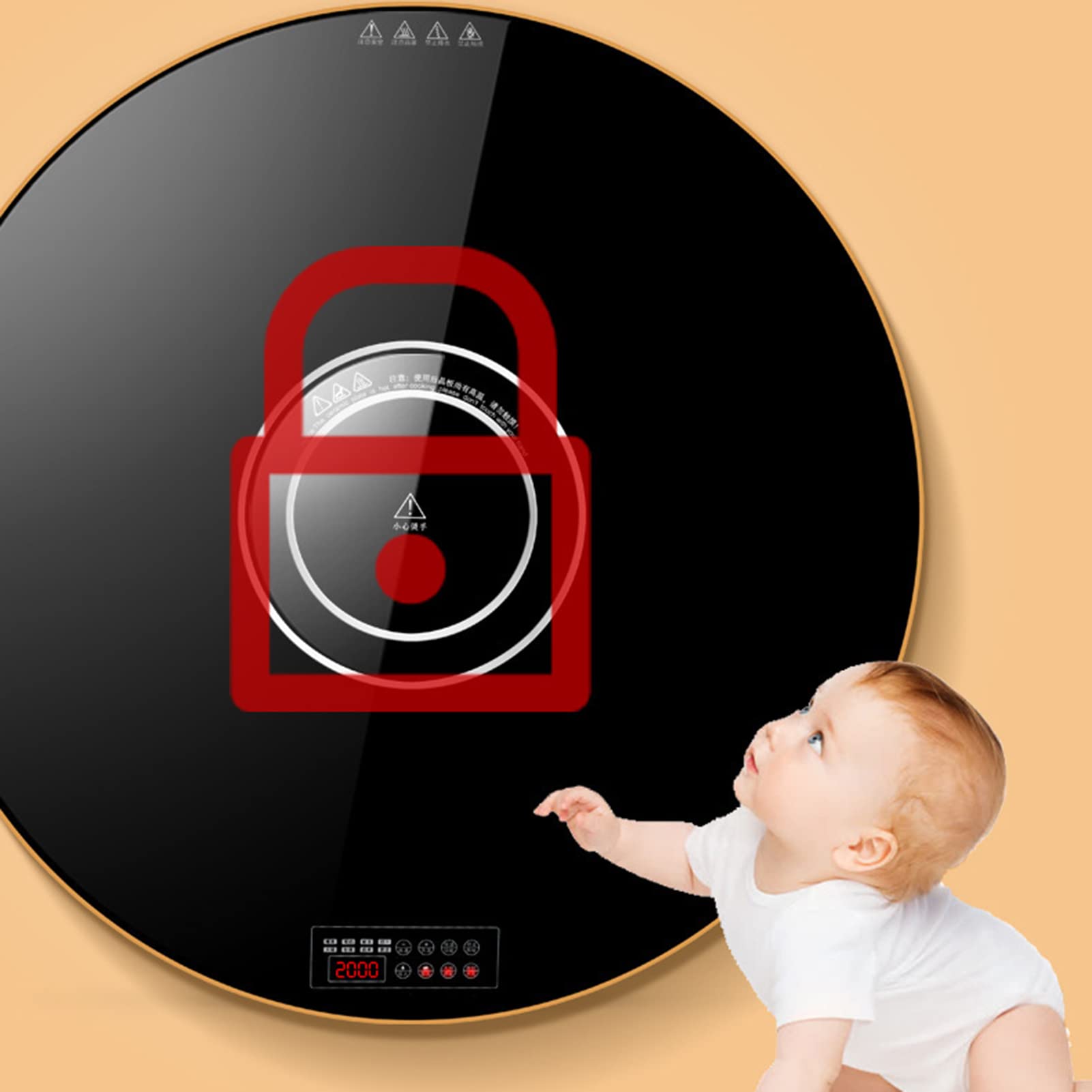 Vassoio Riscaldante Elettrico Pieghevole - Temperatura Regolabile 60/80/100°C, Per Buffet E Feste - Foto 6